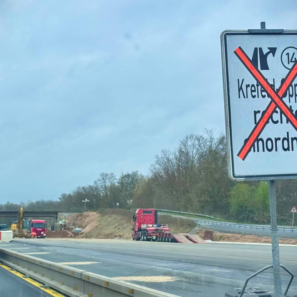 A57 bei Krefeld: Auffahrt Oppum bleibt bis Mitte Juli gesperrt