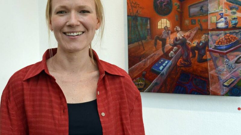 Kaarster Künstlerin: Hanna Effen präsentiert Bilder in neuer Maltechnik