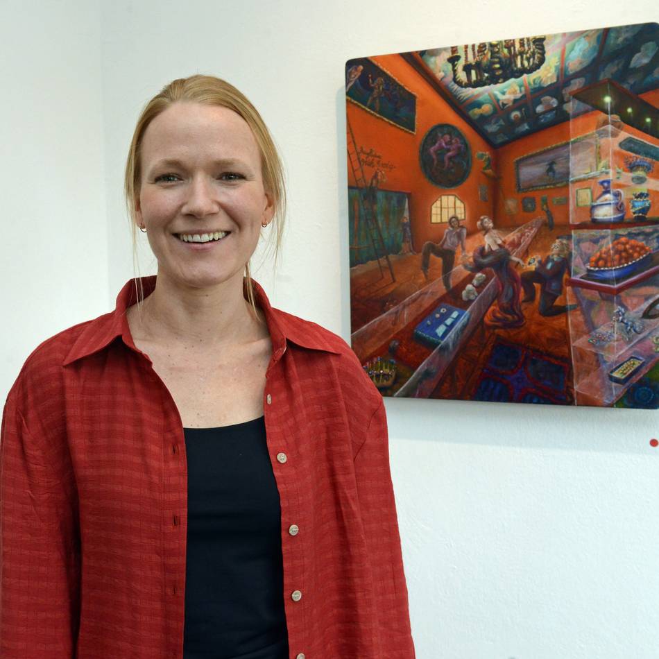 Kaarster Künstlerin: Hanna Effen präsentiert Bilder in neuer Maltechnik