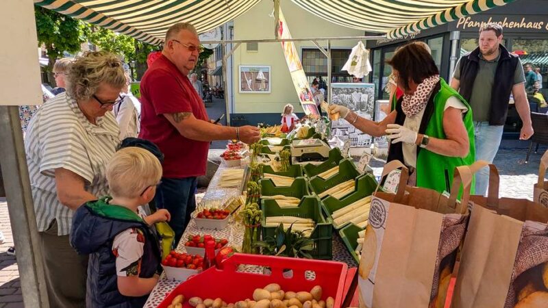 Spargel- und Genussmarkt 2026: Sonne, Spargel und Schlemmen in Brüggen