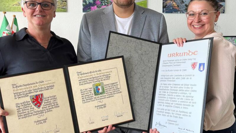 Partnerstädte von Radevormwald: Vorfreude auf Gäste aus Châteaubriant und Nowy Targ