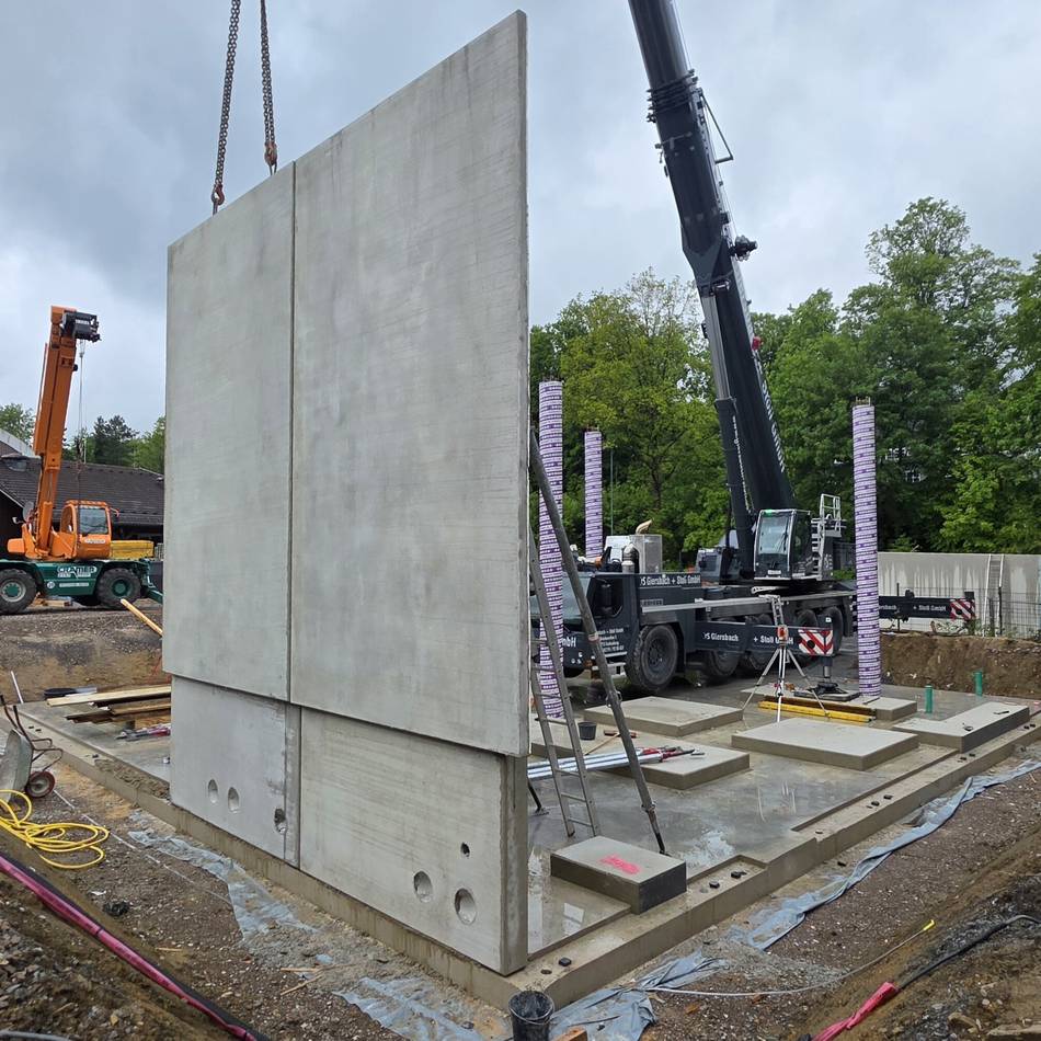 Vorbereitung für neues Hckeswagener Hallenbad: Neue Heizzentrale im Aufbau