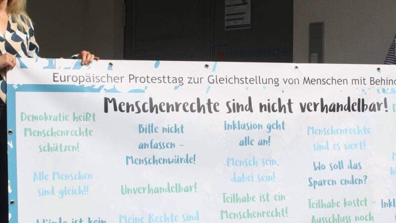 Inklusions-Kundgebung in Viersen am 9. Mai: Es kann jeden irgendwann betreffen – Inklusion geht alle an
