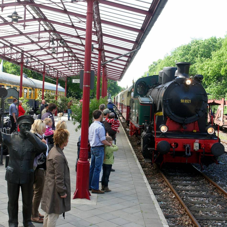 Beliebte Dampflok in Krefeld: 5000 unterzeichnen Petition zum Erhalt des Schluff