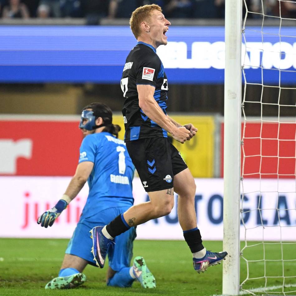 Curda wird zum Helden: Siegtreffer in der Verlängerung – Paderborn schickt Wolfsburg in die Zweite Liga