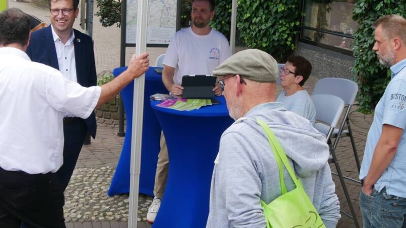 Dialog in Kaldenkirchens Fußgängerzone: Bürgermeister Küsters lädt zum Gespräch ein