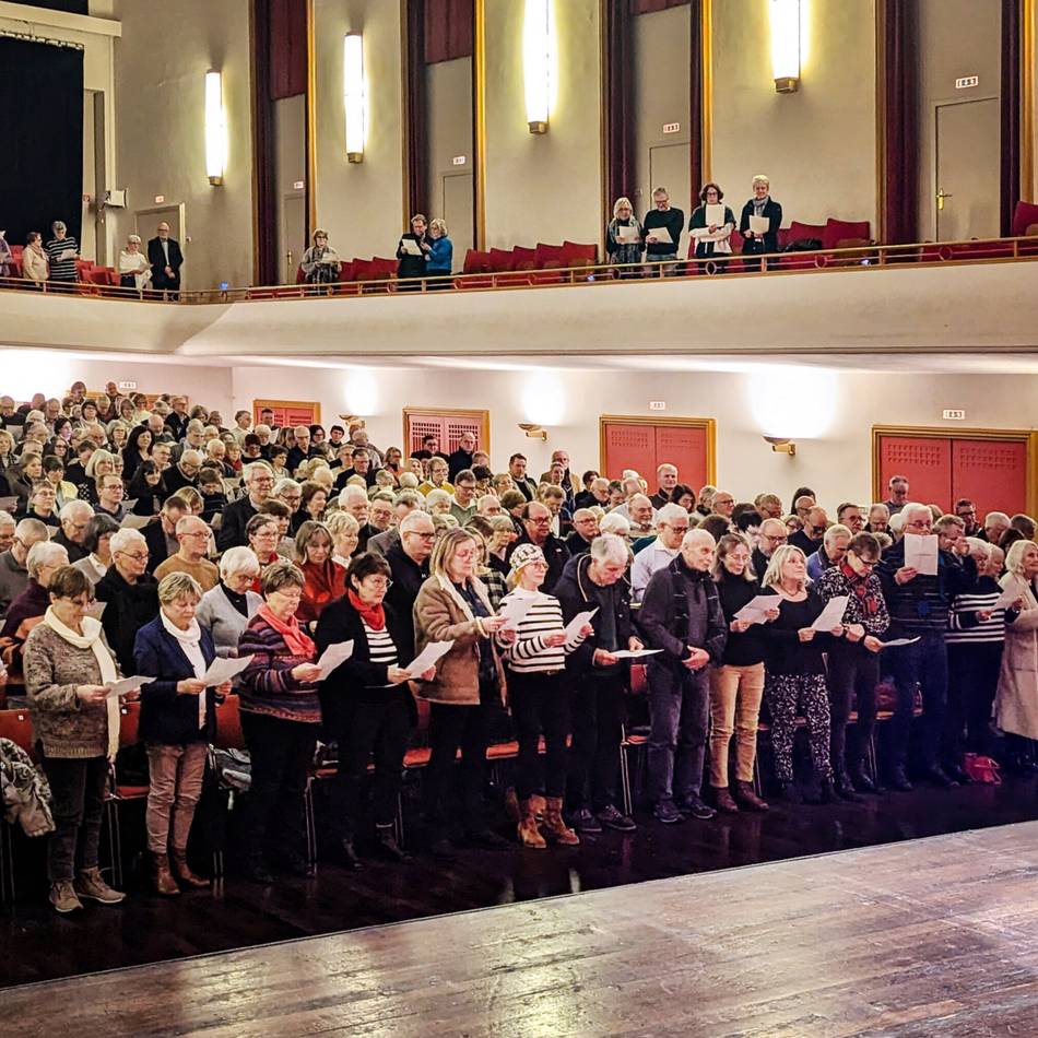 RP-Lesersingen mit Wolfram Goertz: Lady Gaga zum Mitsingen in der Dülkener Kirche