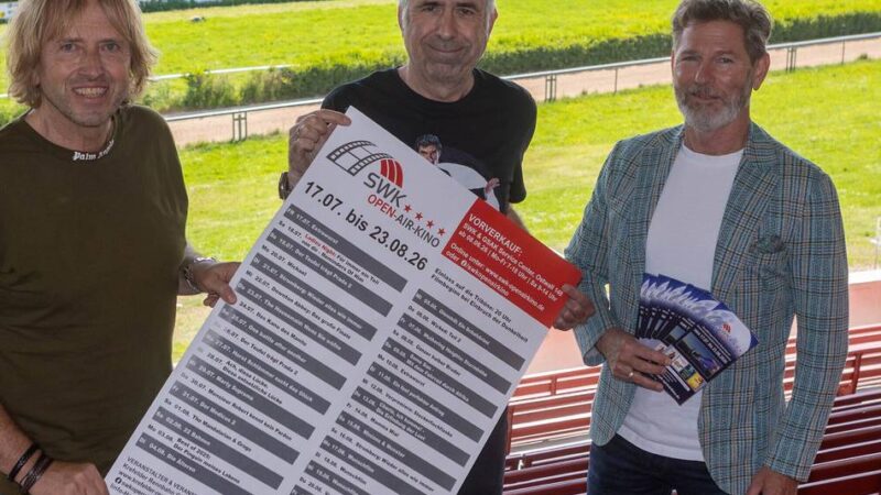 Rennbahn in Krefeld: 40 Abende Kino, Biergarten und Sommergefühl