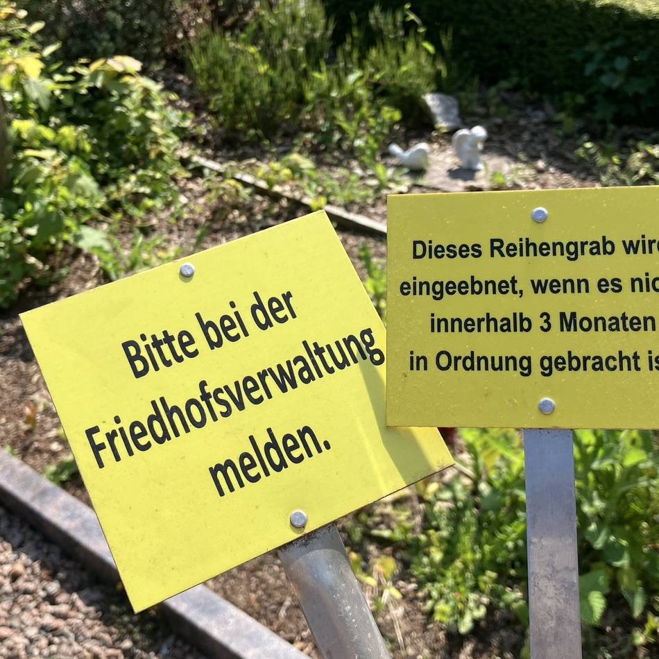 Friedhöfe in Nettetal: Ungepflegte Gräber werden eingeebnet