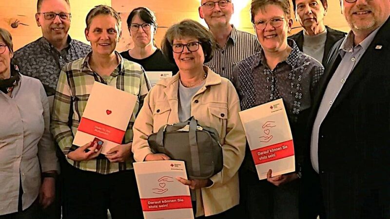 Heimatreporter im Grenzland: Langjährige Blutspender und Ehrenmitglied der Vollversammlung