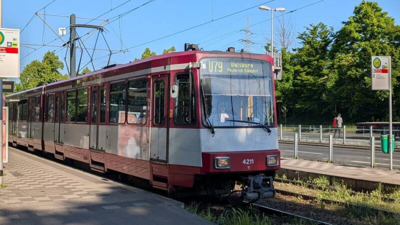 Rheinbahn in Düsseldorf: Bauarbeiten am Halt „Nordstraße“ legen U79 lahm