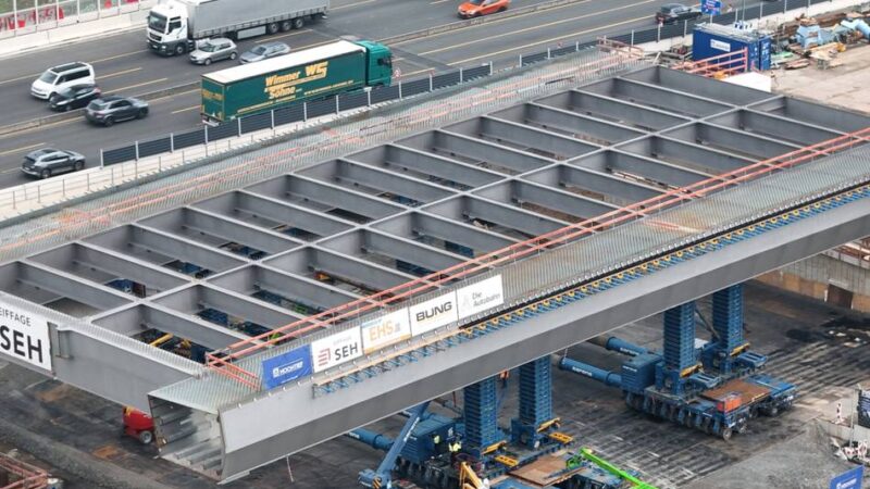 Großbaustelle in Leverkusen: Vollsperrung der A59 in Leverkusen endet am Mittwoch