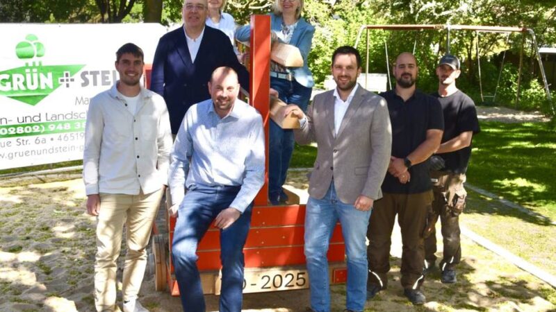 Anlage soll Treffpunkt für Familien werden: Stadt Rheinberg investiert 110.000 Euro in Aufwertung von Spielplatz