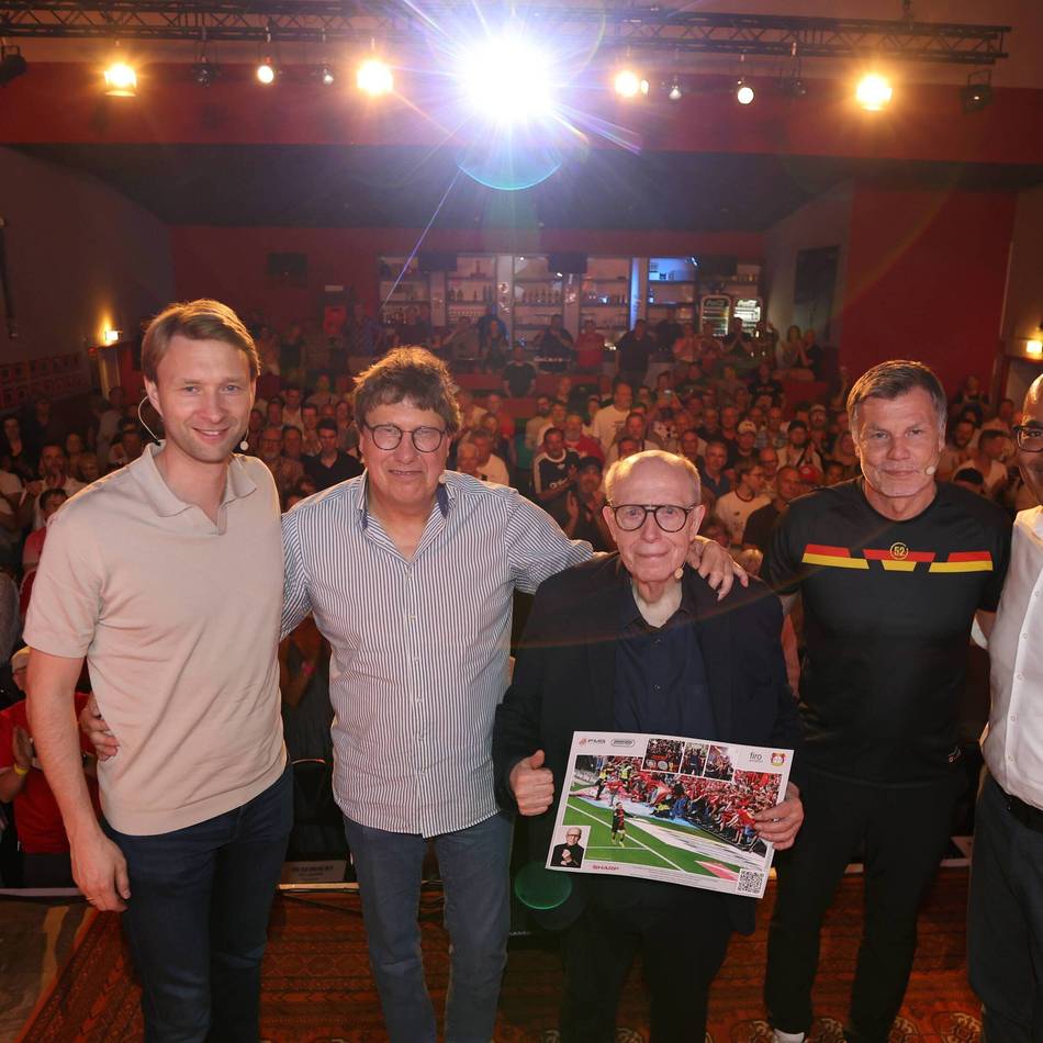 Umjubelter Fußballtalk in Leverkusen: Bei Bayer 04 wird Calli noch immer emotional