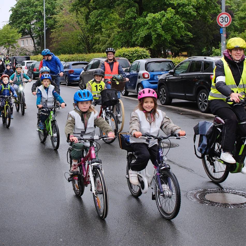 Kidical Mass in Lintorf: Damit Kinder sicher zur Schule radeln
