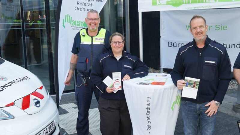 Serviceangebot Bürgersprechstunde: Ordnungsamt geht in Langenfelder Stadtteile
