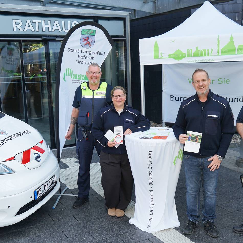 Serviceangebot Bürgersprechstunde: Ordnungsamt geht in Langenfelder Stadtteile