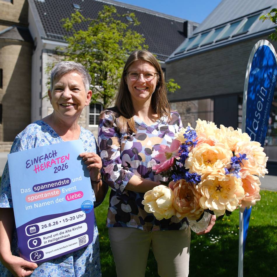 Hochzeitsfestival Heiligenhaus: Evangelische Kirche lädt zum Pop-up-Heiraten ein