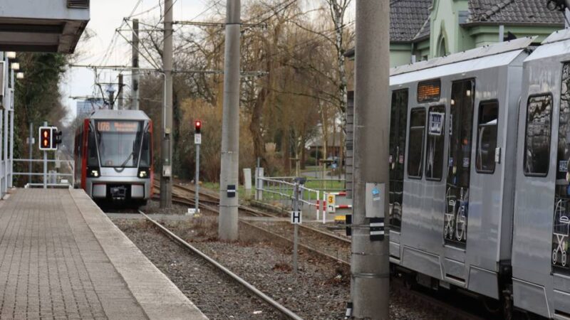 Arbeiten der Rheinbahn in Meerbusch: Stadtbahn-Linien U76 und U70 halten ab Freitag nicht in Meerbusch