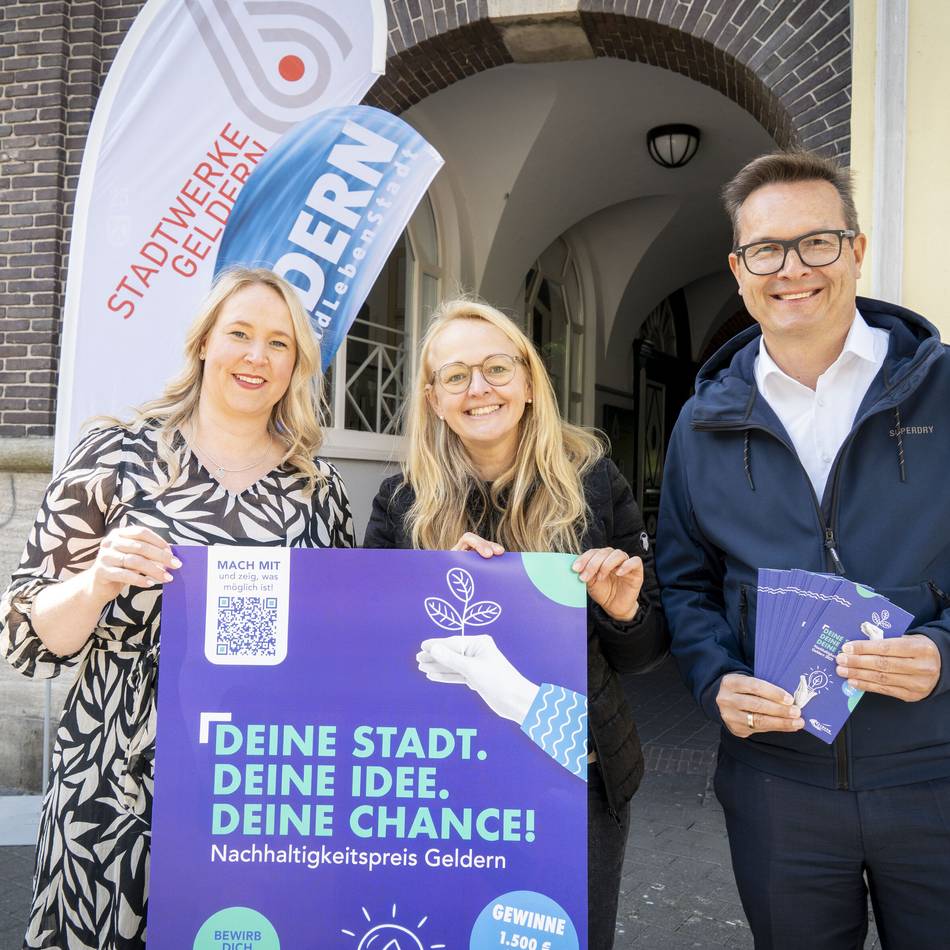 Bewerbung bis 30. Juni : Geldern verleiht erneut den Nachhaltigkeitspreis