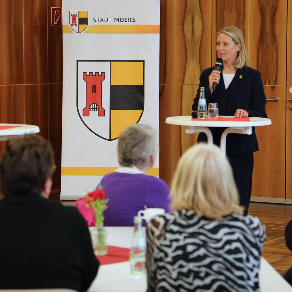 Event in Moers: Was die Bürgermeisterin beim Arbeitnehmer-Empfang sagte