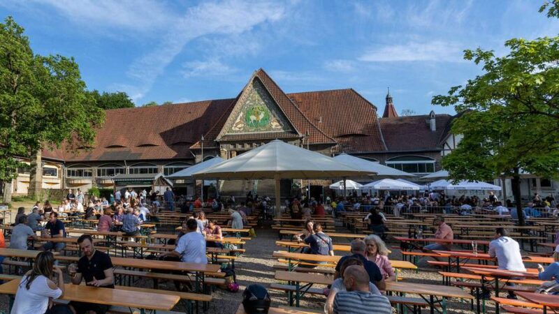 Unterwegs in Krefeld : 28 Grad, Sonne, Pfingsten: Zeit für den Biergarten