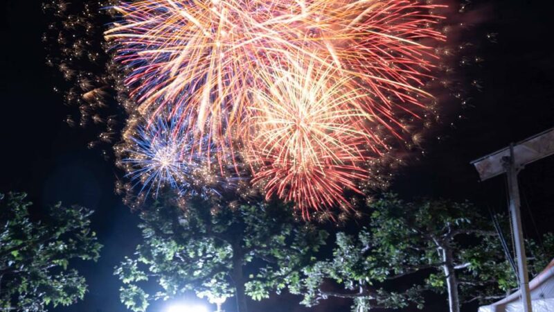 Großevent in Düsseldorf: So spektakulär war das Feuerwerk am Japan-Tag