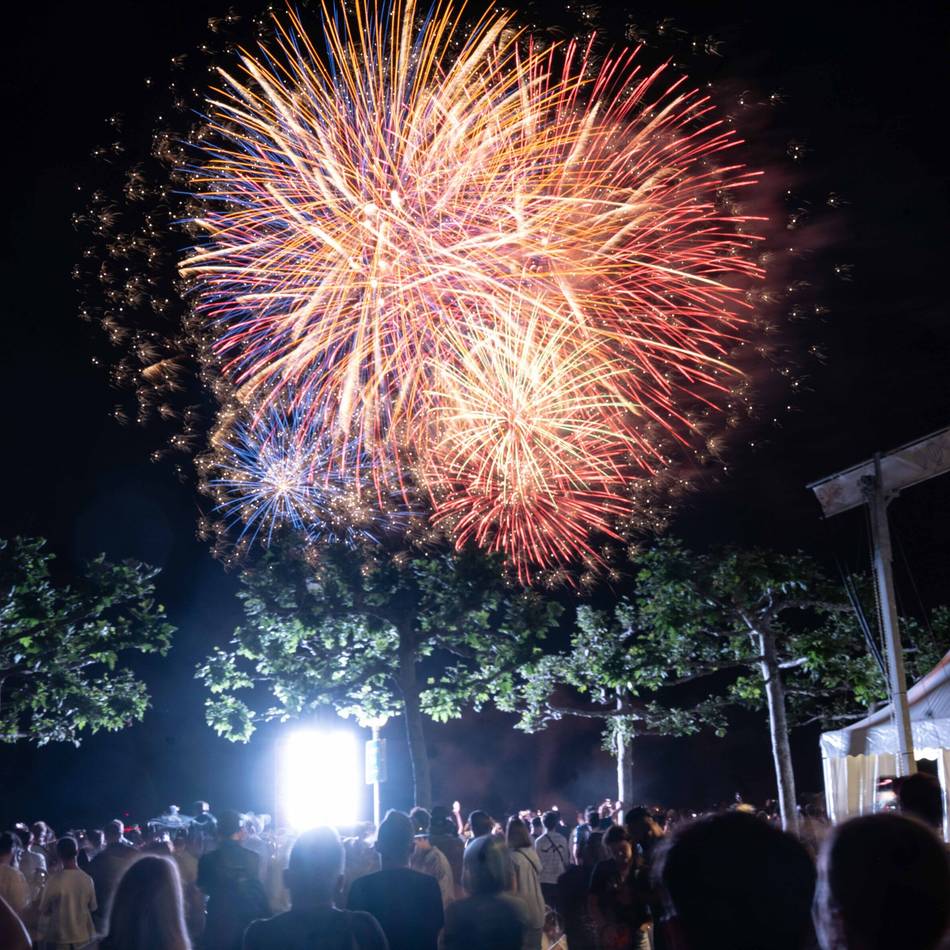 Großevent in Düsseldorf: So spektakulär war das Feuerwerk am Japan-Tag