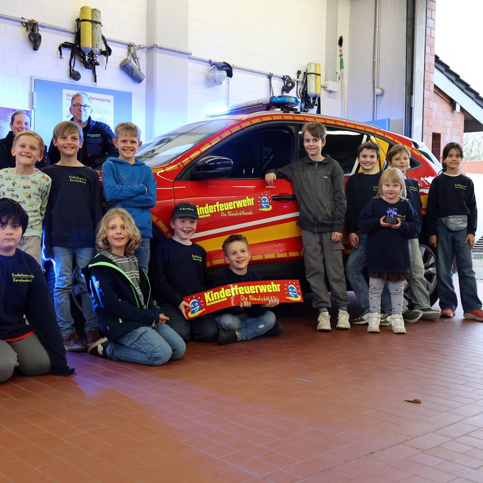 Kinderfeuerwehr in Korschenbroich: Warum die „Blaulichtbande“ so „cool“ und „sensationell gut“ ist