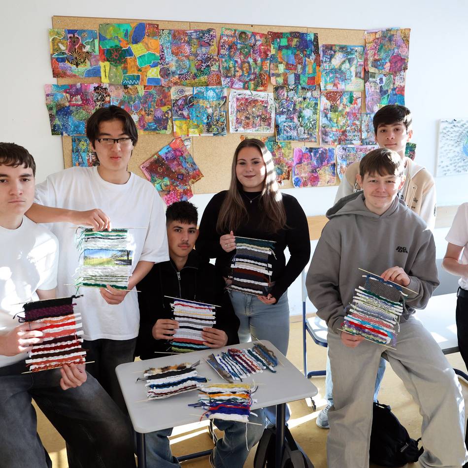 Ausstellung in Korschenbroich: Kunst aus dem Klassenzimmer kommt in den Kulturbahnhof
