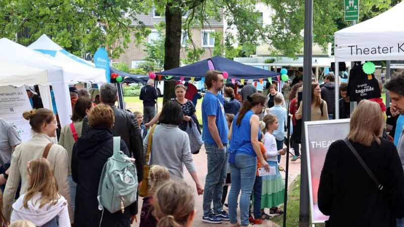 Fest am Theater Mönchengladbach: Der Kulturmarkt geht mit Open-Air-Konzerten und Streetfood in die sechste Runde