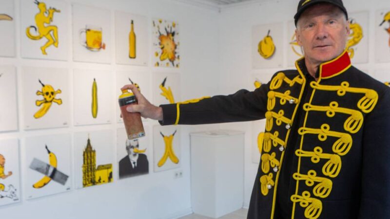 Thomas Baumgärtel in der Galerie Heidefeld: Krefeld im Bananenrausch