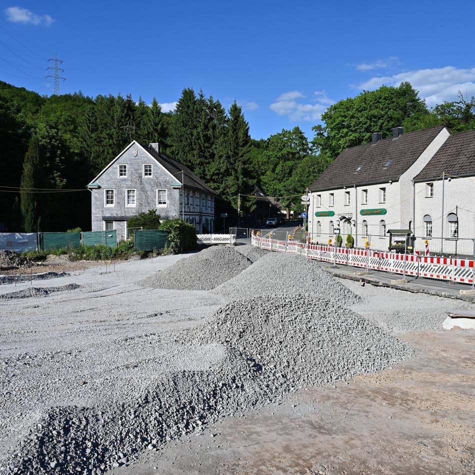 An der Stadtgrenze Wermelskirchen / Remscheid: Baustelle in Preyersmühle rückt dem Ende näher