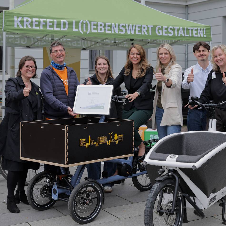 ADFC-Auszeichnung: Stadtverwaltung erhält Silber-Zertifikat für Fahrradfreundlichkeit