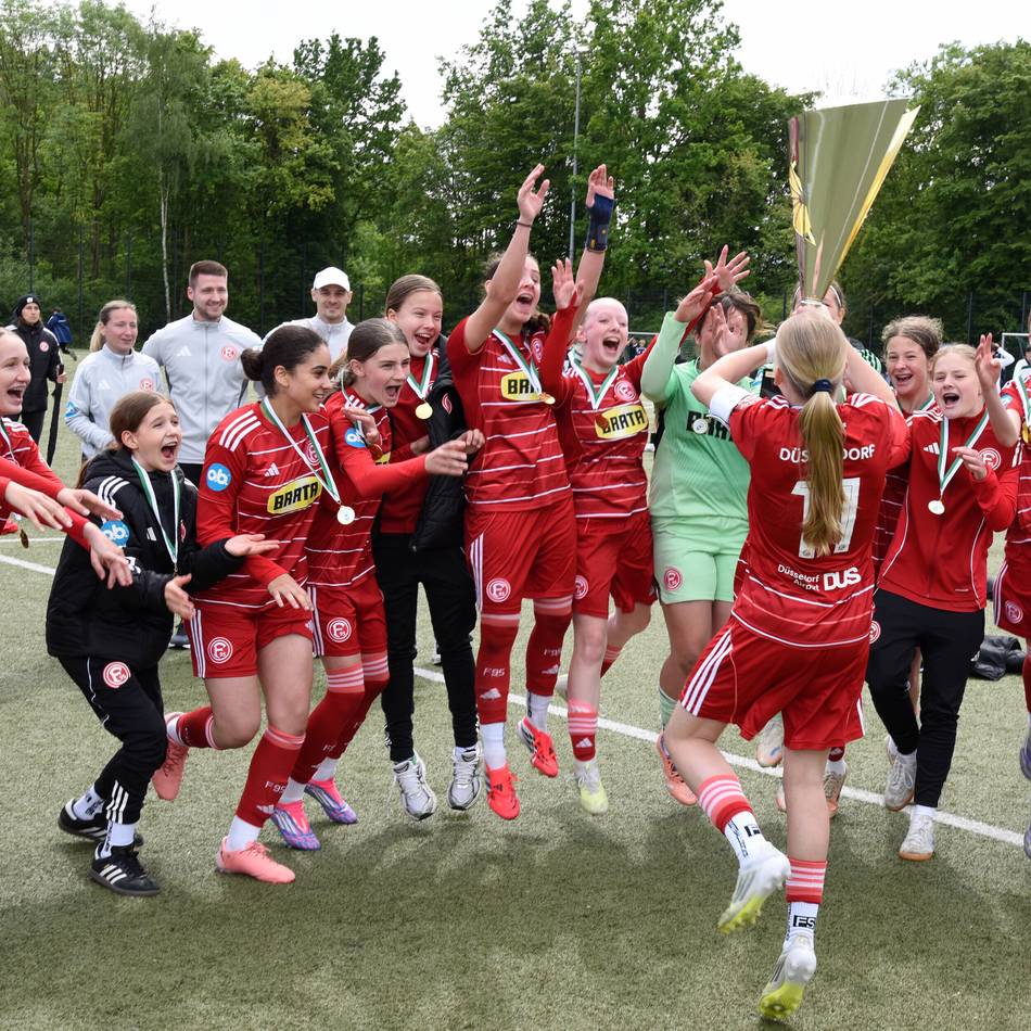 Zwei von drei Titeln gehen nach Flehe: Fortuna stoppt Tusas Traum vom perfekten Pokalfinaltag