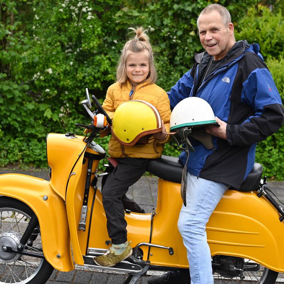 Kult-Motorrad rund um Wermelskirchen unterwegs: Eine besondere Reise mit der Schwalbe