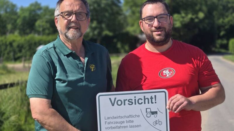 Vorstoß für mehr Rücksicht in Dormagen: „Mich wollte schon jemand aus dem Auto holen“ – Bauern starten Kampagne
