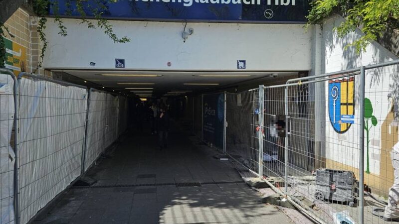 Was dort passiert: Noch mehr Bauzäune am Gladbacher Hauptbahnhof