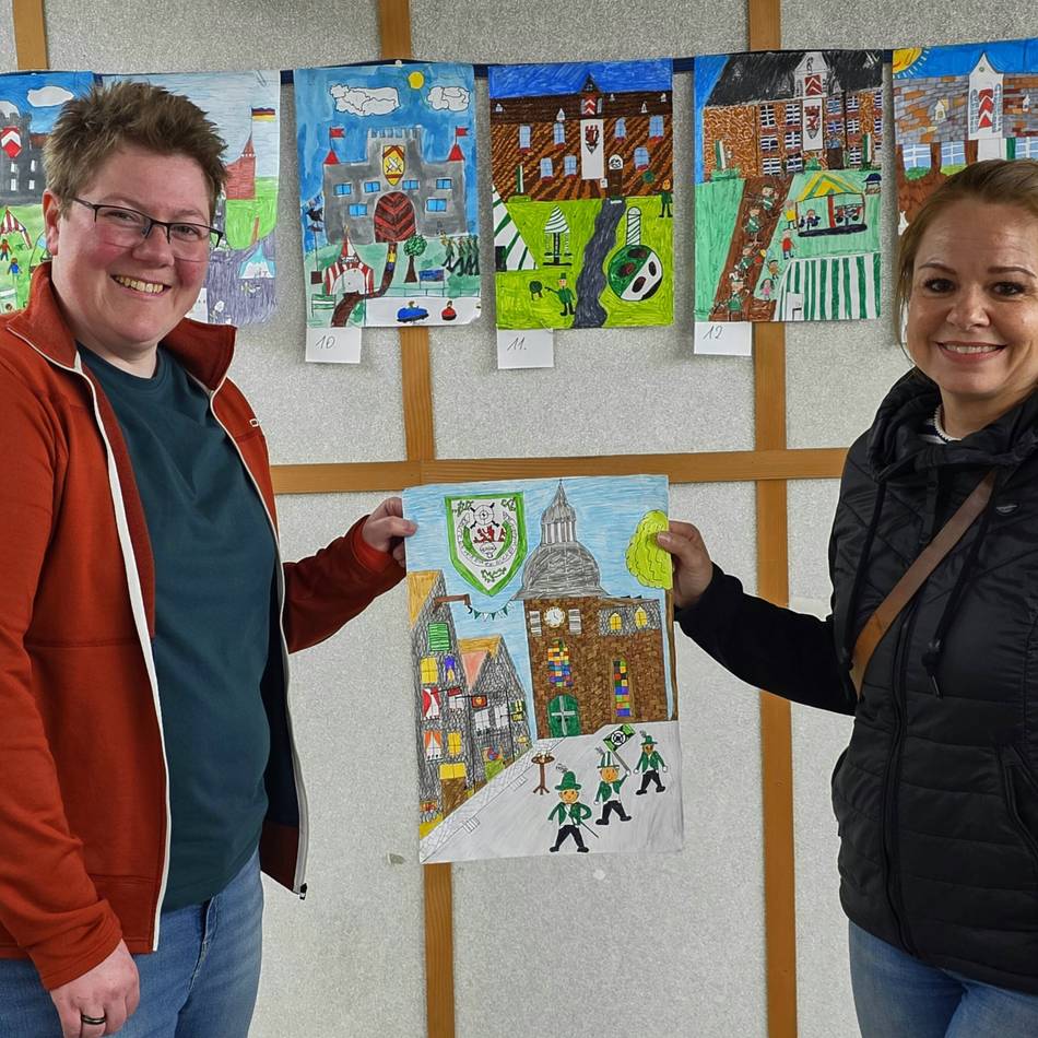 Malwettbewerb des Schützenvereins Hückeswagen: Jonas‘ Bild macht bald Werbung in Region fürs Schützenfest