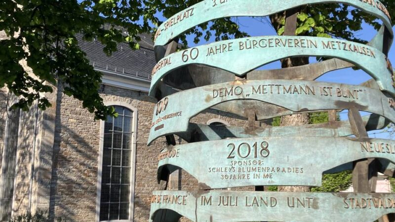 Denkmal „Erinneringe“: Die fünf wichtigsten Ereignisse in Mettmann 2025