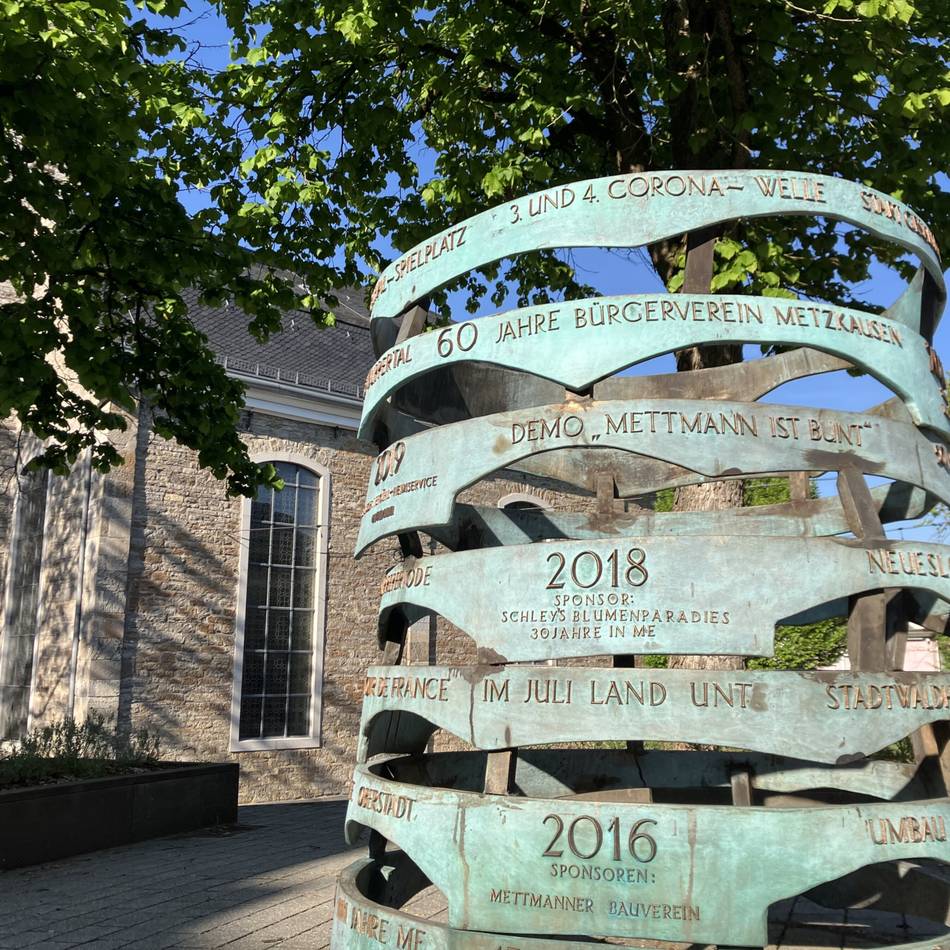 Denkmal „Erinneringe“: Die fünf wichtigsten Ereignisse in Mettmann 2025