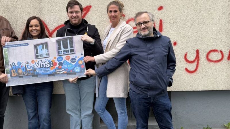 Neues Projekt in Grevenbroich: Nach Beschmierung – VHS sucht professionelle Grafitti-Künstler