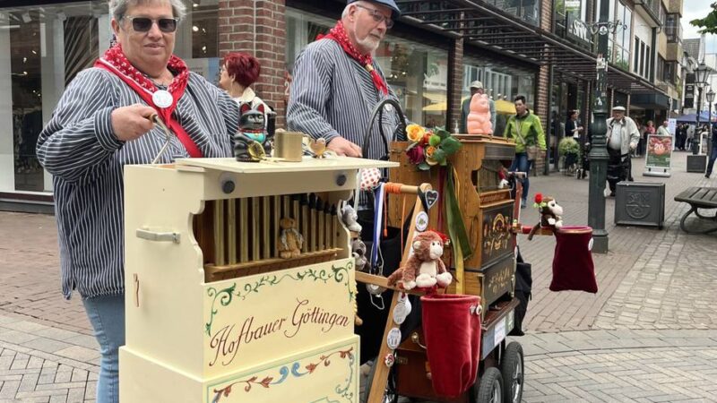 Jede Menge los in der Stadt: Der Renner beim Gocher Maifest war das Steintor in 3D