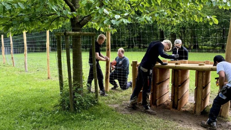 „Hochzeitsgatter“ im Grafenberger Wildpark: Ein Tor, durch das nur Damen dürfen