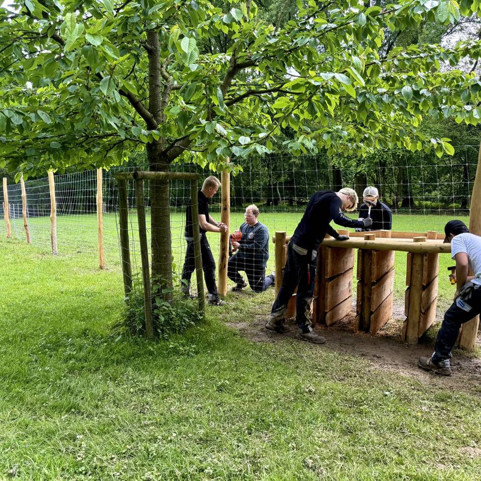 „Hochzeitsgatter“ im Grafenberger Wildpark: Ein Tor, durch das nur Damen dürfen