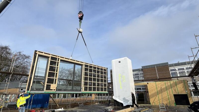 OGS-Ausbau in Mönchengladbach: Neubau für Grundschule in Holt schreitet voran