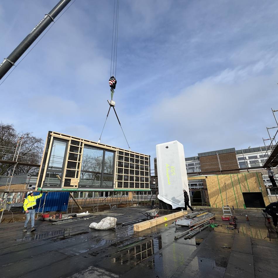 OGS-Ausbau in Mönchengladbach: Neubau für Grundschule in Holt schreitet voran