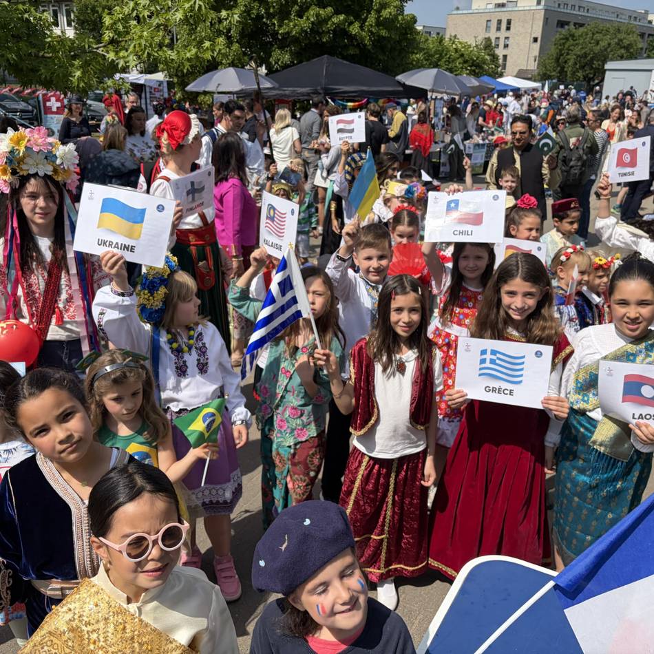 Fest an der Französischen Schule in Düsseldorf: Die bunte Vielfalt auf einem Schulhof