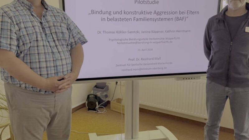 Herbstmühle nimmt an Forschungsprojekt teil: Eine Form der Aggression, die sinnvoll ist