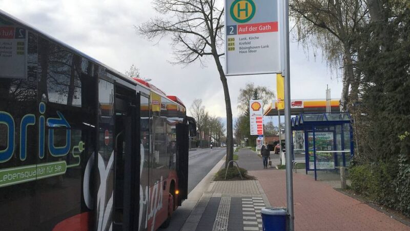 Fahrten der Rheinbahn in Meerbusch: Nacht-Express vor Christi Himmelfahrt